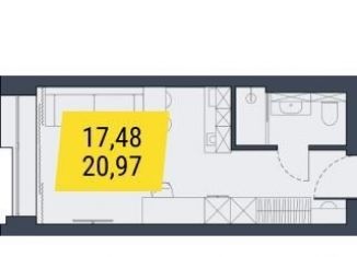 Продам квартиру студию, 21 м2, Новосибирск, Центральный район