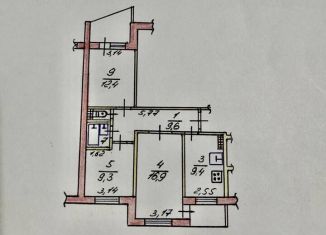 Продается 3-комнатная квартира, 65 м2, Симферополь, улица Маршала Жукова, 9