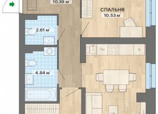 Продам 2-ком. квартиру, 61.3 м2, Екатеринбург, метро Чкаловская