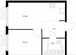 Продаю однокомнатную квартиру, 34 м2, Москва, ЗАО