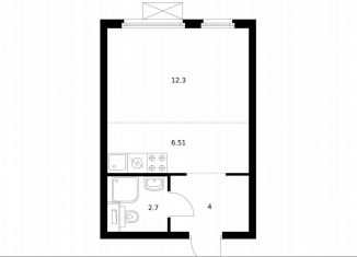 Продаю квартиру студию, 25.5 м2, Москва, метро Дубровка