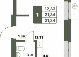 Продаю 1-ком. квартиру, 21.8 м2, Республика Башкортостан