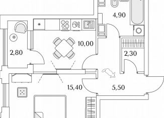 Продается 1-ком. квартира, 19.5 м2, Санкт-Петербург, метро Комендантский проспект, Планерная улица, 99