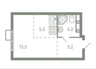 Продается квартира студия, 28.2 м2, Московская область, Ново-Молоковский бульвар, 1