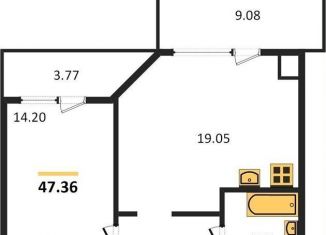 Продаю 1-ком. квартиру, 47.4 м2, Светлогорск, Дачная улица, 4