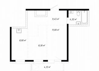 Продам 2-комнатную квартиру, 45.2 м2, Иркутск