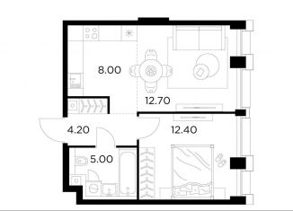 2-комнатная квартира на продажу, 42.3 м2, Москва, метро Войковская