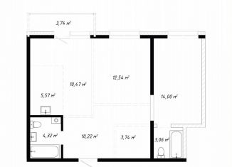 Продам трехкомнатную квартиру, 67.7 м2, Иркутск