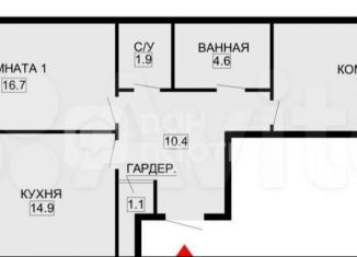 Продажа 2-комнатной квартиры, 65 м2, Санкт-Петербург, Измайловский проспект, 11, метро Технологический институт-1