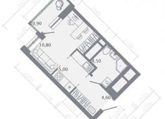 Продаю квартиру студию, 25.8 м2, Казань, Советский район