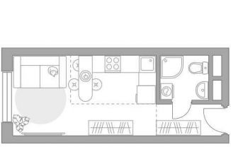 Продажа квартиры студии, 19.5 м2, Балашиха, улица Дмитриева, 10