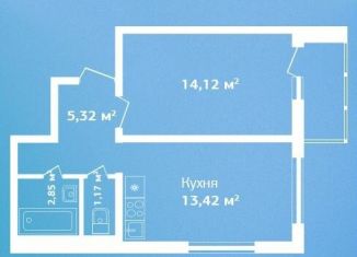 Продам однокомнатную квартиру, 36.9 м2, Кировск