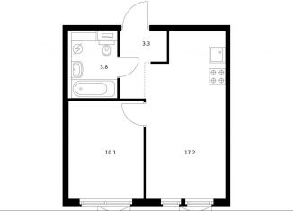 Продаю 1-ком. квартиру, 34.4 м2, Московская область