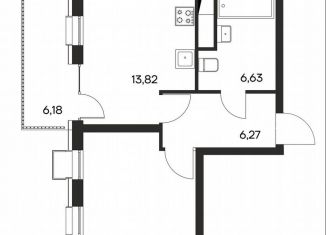 Продаю 1-ком. квартиру, 48.5 м2, Крым