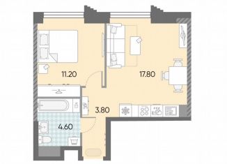 Продаю 1-комнатную квартиру, 37.4 м2, Москва, улица Обручева, 36к1, метро Беляево