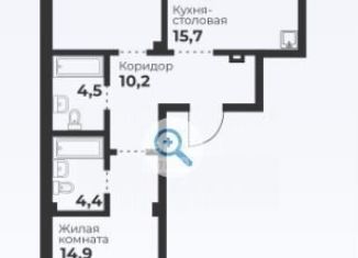 Продается 2-комнатная квартира, 63 м2, Челябинск, улица Братьев Кашириных, 88