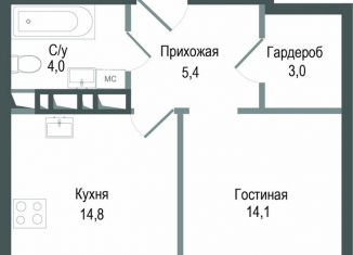 Продается 1-ком. квартира, 41.3 м2, Королёв