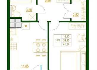Продам однокомнатную квартиру, 43 м2, Ростов-на-Дону, Горсоветская улица, 77, Пролетарский район