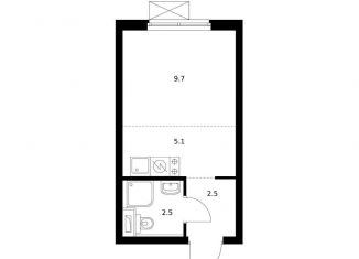 Продается квартира студия, 20 м2, Екатеринбург, Октябрьский район, Хуторская улица, 1/4