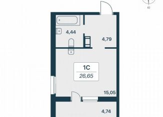 Продаю квартиру студию, 29.1 м2, городской посёлок Янино-1, Цветной бульвар, 10к2