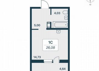 Продается квартира студия, 28.4 м2, городской посёлок Янино-1, Цветной бульвар, 10к2