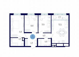 Продаю 3-ком. квартиру, 77.7 м2, Рязанская область