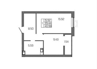 Продаю 1-ком. квартиру, 41 м2, Волгоград, Дзержинский район