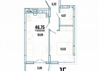 Продается однокомнатная квартира, 46.8 м2, Ростов-на-Дону, Пролетарский район