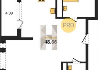 Продажа 1-ком. квартиры, 48.7 м2, Воронеж, улица Фридриха Энгельса, 88