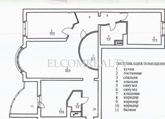 3-комнатная квартира на продажу, 98.8 м2, Москва, улица Каховка, 18к1, метро Севастопольская