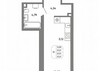 Продажа квартиры студии, 27.3 м2, Екатеринбург