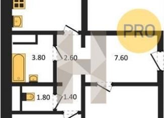 Продается двухкомнатная квартира, 65 м2, Воронеж, улица Шишкова, 140Б/23, Центральный район