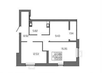 Продается 2-ком. квартира, 53.6 м2, Волгоград