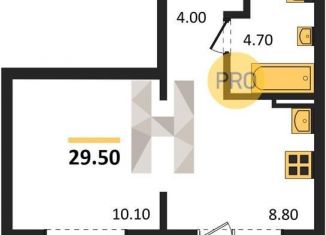 Продаю однокомнатную квартиру, 29.5 м2, Новосибирск, улица Связистов, 13/2