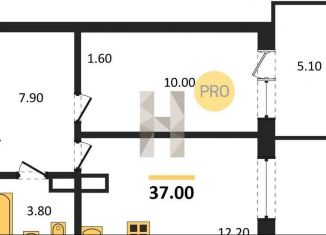 Продаю однокомнатную квартиру, 37 м2, Новосибирск