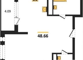 Продажа 1-ком. квартиры, 48.7 м2, Воронеж, улица Фридриха Энгельса, 88