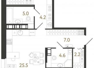 Продажа 2-ком. квартиры, 82 м2, Санкт-Петербург, метро Фрунзенская, Лиговский проспект, 240