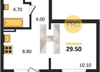 Продаю 1-комнатную квартиру, 29.5 м2, Новосибирск, метро Студенческая, улица Связистов, 13/2