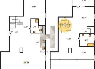 Продаю трехкомнатную квартиру, 118.6 м2, Казань, улица Каюма Насыри, 44