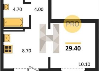 Продаю однокомнатную квартиру, 29.4 м2, Новосибирск, метро Студенческая, улица Связистов, 13/2