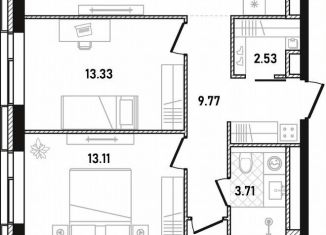 3-ком. квартира на продажу, 87.8 м2, Москва, метро Беговая