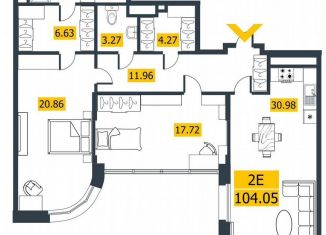 Продаю 2-комнатную квартиру, 104.1 м2, Санкт-Петербург, Василеостровский район