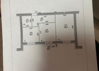 Продам двухкомнатную квартиру, 45.7 м2, Самара, микрорайон Крутые Ключи, 3