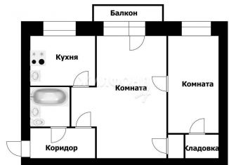 Продаю 2-комнатную квартиру, 44.9 м2, Новосибирск, улица Аэропорт, 45, Заельцовский район