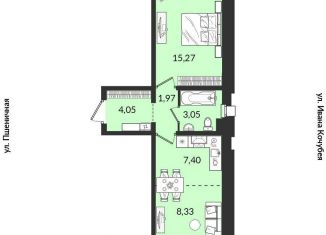 Продается однокомнатная квартира, 45.6 м2, Иркутск