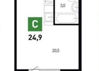 Сдаю квартиру студию, 25 м2, Ростов-на-Дону, улица Ерёменко, 114/1с1