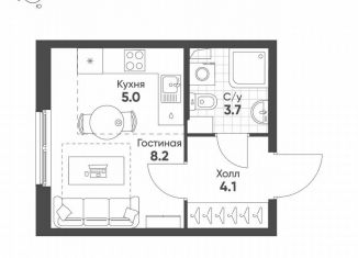 Продаю квартиру студию, 21 м2, Санкт-Петербург