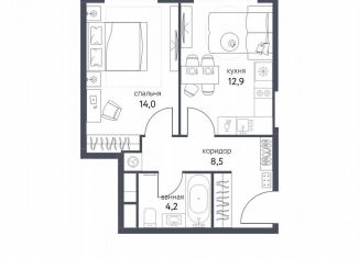 Продажа однокомнатной квартиры, 39.6 м2, Москва, метро Черкизовская