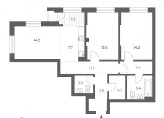 Продается 3-комнатная квартира, 78.9 м2, Новосибирск, метро Сибирская