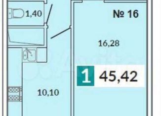 Продам однокомнатную квартиру, 46 м2, Краснодар, проспект имени писателя Знаменского, 9к4, ЖК 7 Вершин